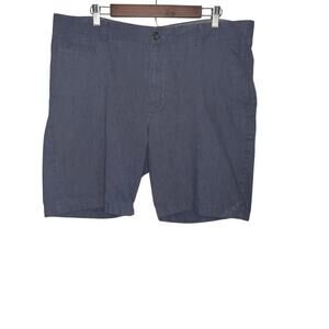 Joseph Abboud men’s size 40 blue, white textured micro striped Chino shorts